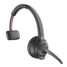 Poly Mono brezžične slušalke Plantronics Savi 8210-M UC USB-A DECT črne (207322-02) s stojalom