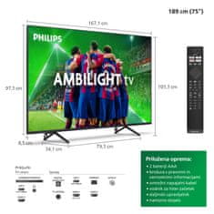 Philips 75PUS8319/12 4K UHD LED televizor, Smart TV