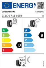Continental Letna pnevmatika 215/70R15CP 109R VancoCamper CP DOTXX24 CO451400