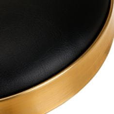 Boxman Kozmetični stolček H7 zlata črna