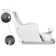 AZZURRO Azzurro 016B pedikerski spa stol bele barve