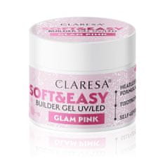 Claresa Claresa gradbeni gel Soft&amp;Easy glam pink 90g