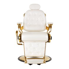 GABBIANO Gabbiano frizerski stol Francesco Gold white