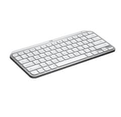 Logitech MX Keys Mini Minimalistična brezžična osvetljena tipkovnica - za Mac - Bledo siva - ZDA