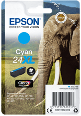 Epson enojni paket cian 24XL Claria Photo HD črnila