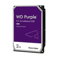 WD PURPLE 23PURZ 2TB SATA/600 256 MB predpomnilnika, nizka raven hrupa, CMR