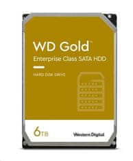 WD GOLD 6004FRYZ 6TB SATA/6Gb/s 256 MB predpomnilnika 7200 vrtljajev na minuto, CMR, Enterprise