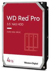 WD RED Pro 4TB / 4005FFBX / SATA 6Gb/s / notranji 3,5"/ 7200 vrtljajev na minuto / 256 MB