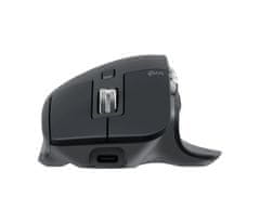 Logitech MX Master 3S/Office/Laser/Right-handed/8,000 DPI/USB+BT/Graphite