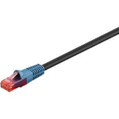 Goobay Goobay | CAT 6 | povezovalni kabel | Neekraniran zvit par (UTP) | Moški | RJ-45 | Črna | 30 m