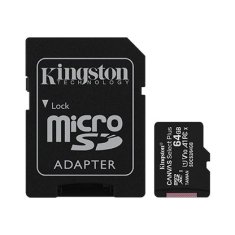 Kingston Kingston | Canvas Select Plus | UHS-I | 64 GB | MicroSDXC | Flash pomnilnik razreda 10 | SD adapter