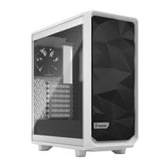 Fractal Design Fractal Design | Meshify 2 Compact Prozorno kaljeno steklo | Bela | Vključen napajalnik | ATX