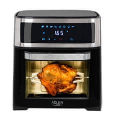 Adler Adler | AD 6309 | Airfryer pečica | Moč 1700 W | Prostornina 13 L | Nerjaveče jeklo/črna