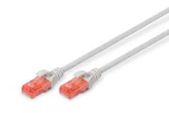 Digitus Digitus | CAT 6e | UTP povezovalni kabel | Moški | RJ-45 | Siva | 0,5 m