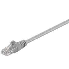 Goobay Goobay | CAT 5e | Omrežni kabel | Neekraniran zvit par (UTP) | Moški | RJ-45 | Siva | 1 m