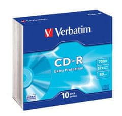 Verbatim CD-R(10 pakiranj)Slim/EP/DL/52x/700MB