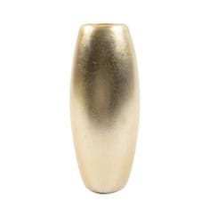 Mhome Vaza Teracota 13x13xh31,5cm / zlata / keramika
