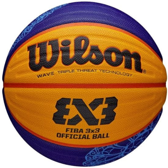 Wilson Piłka do koszykówki Wilson FIBA 3X3 Paris 2024 Replica Ball WZ3015001XB
