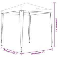 Vidaxl Vrtni šotor 2x2 m moder