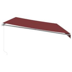 Vidaxl Ročno zložljiva tenda z LED bordo 600x300 cm