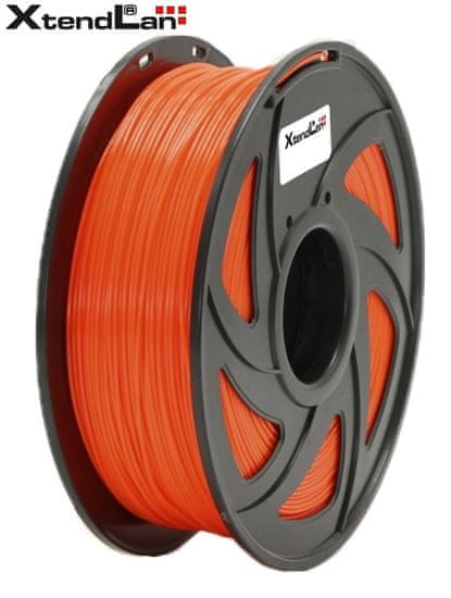 XtendLan PLA filament 1,75mm svetlo oranžna 1kg