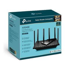 TP-Link Usmerjevalnik Dual-Band Wi-Fi 6 574 Mb/s/2,4 GHz + 4804 Mb/s/5 GHzSPEC: 6× antena, Qualcomm 1 GHz