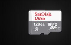 NEW Pomnilniška kartica SanDisk Ultra Android microSDXC 128 GB 100 MB/s razreda 10 UHS-I (SDSQUNR-128G-GN6MN)