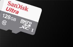 NEW Pomnilniška kartica SanDisk Ultra Android microSDXC 128 GB 100 MB/s razreda 10 UHS-I (SDSQUNR-128G-GN6MN)