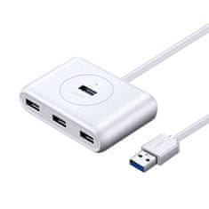 NEW USB 3.0 vozlišče UGREEN CR113, 4v1, 0,5 m (belo)