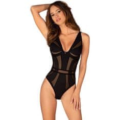 Obsessive Chic Amoria teddy (Brezplačen 1 L mehčalca Passion), XL/XXL