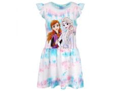 Disney Ledeno kraljestvo Elsa in Anna Dekliška obleka s kratkimi rokavi, dekliška obleka 2 lata 92 cm