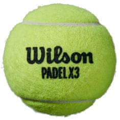 Wilson Wilson X3 Pack Speed Padel Teniške žogice WR8901101001