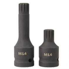 MAR-POL Udarna nasadna glava 1/2" XZN M14, M16, M18, komplet 6 kosov M66416