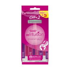 shumee My Intuition Extra2 Essentials ženske britvice za enkratno uporabo 15 kos