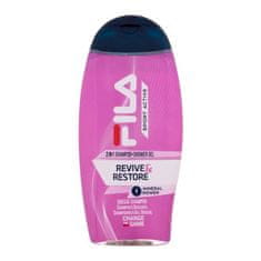 FILA Sport Active Revive & Restore 2in1 Shampoo + Shower Gel obnovitveni gel za prhanje 250 ml za ženske