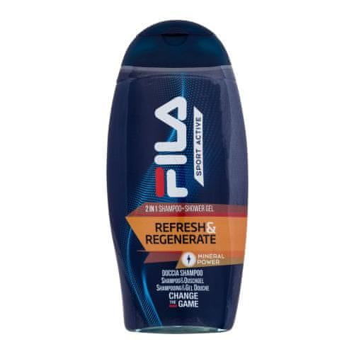 FILA Sport Active Refresh & Regenerate 2in1 Shampoo + Shower Gel osvežilen in obnovitveni gel za prhanje za moške