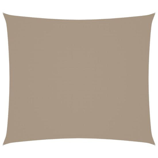 Vidaxl Senčno jadro oksford blago pravokotno 2x2,5 m taupe