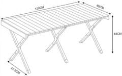 Trianova Kamp miza Drevo 120 cm