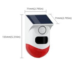 Bentech A100S autonomni alarm s solar ploščo