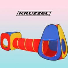 Kruzzel 3v1 otroški šotor Kruzzel 22523 