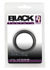Black Velvets Klasični debeli spolni objemni obroč za penis