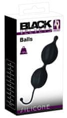 Black Velvets Silikonske obtežene kegel geisha orgazmične kroglice
