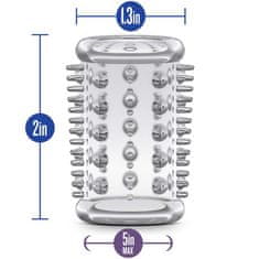 Blush Raztegljiva prevleka za penis s stimulativnimi izboklinami