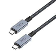 Tech-protect Ultraboost Max kabel USB 4.0 8K / USB-C 240W 1m, siva