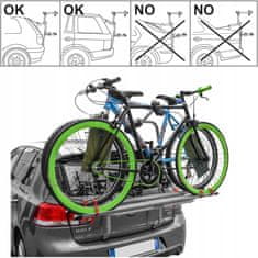 Menabo Logic 2 Nosilec za kolesa na prtljažnih vratih, 2 kolesi
