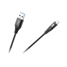 shumee USB - Lightning REBEL kabel 100 cm črn