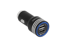 slomart Avtopolnilec Kruger & Matz 2xUSB 4800mA s funkcijo Quick Charge 3.0