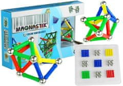 shumee Magnastix Magnetic Blocks Sticks Colorful Balls 60 kosov