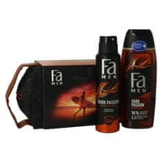 Fa Fa Men Dark Passion Gel De Ducha 250ml Set 3 Pieces 