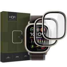 Hofi Glass Ring 2x zaščitno steklo za Apple Watch Ultra 1 / 2 49mm, titanium